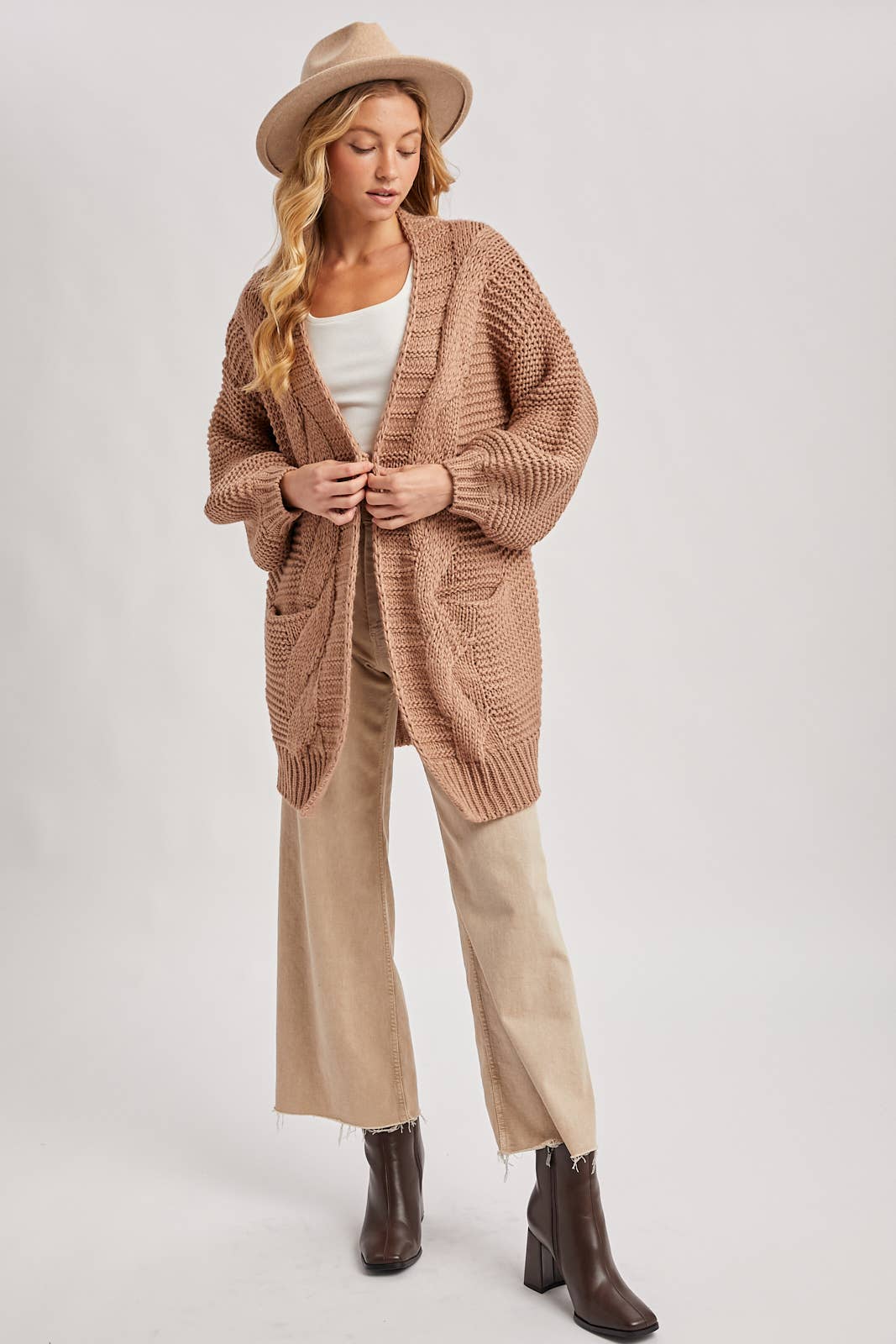 Chunky Cardigan Sweater