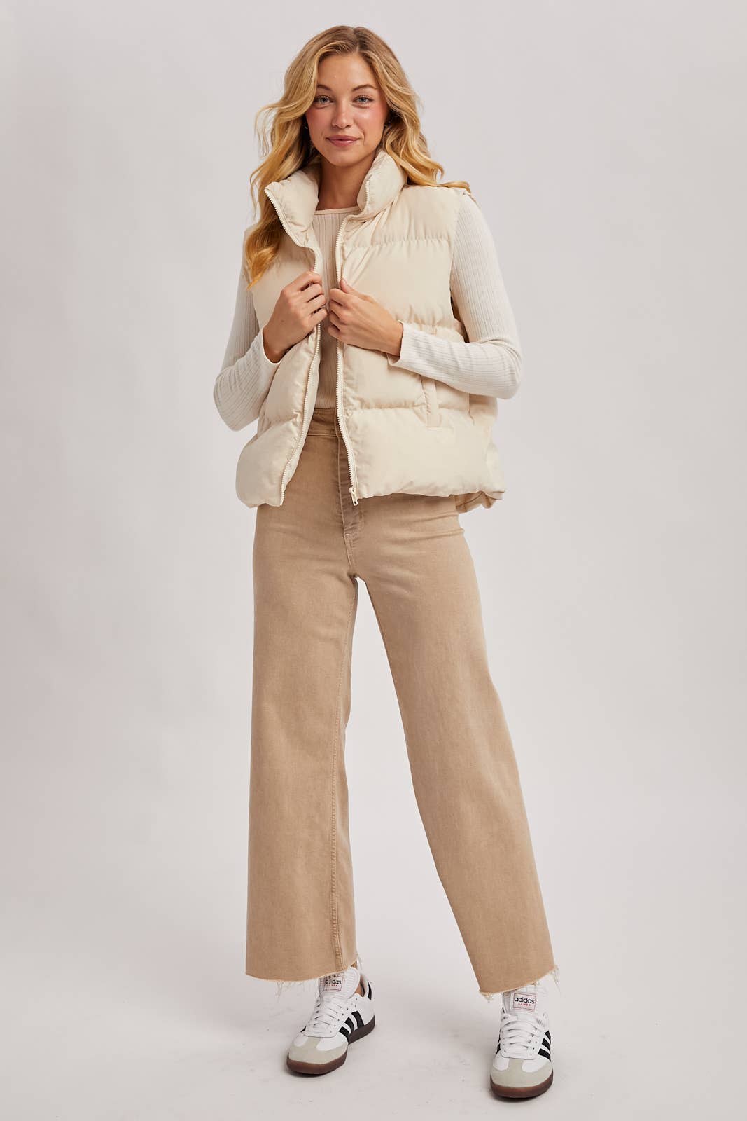 SALE | ZIPPER FRONT PUFFER VEST