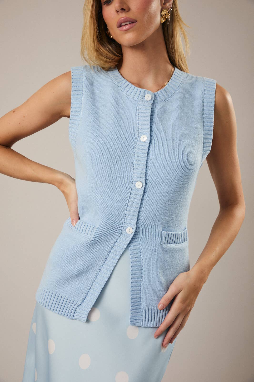 Jenna Knit Vest Top