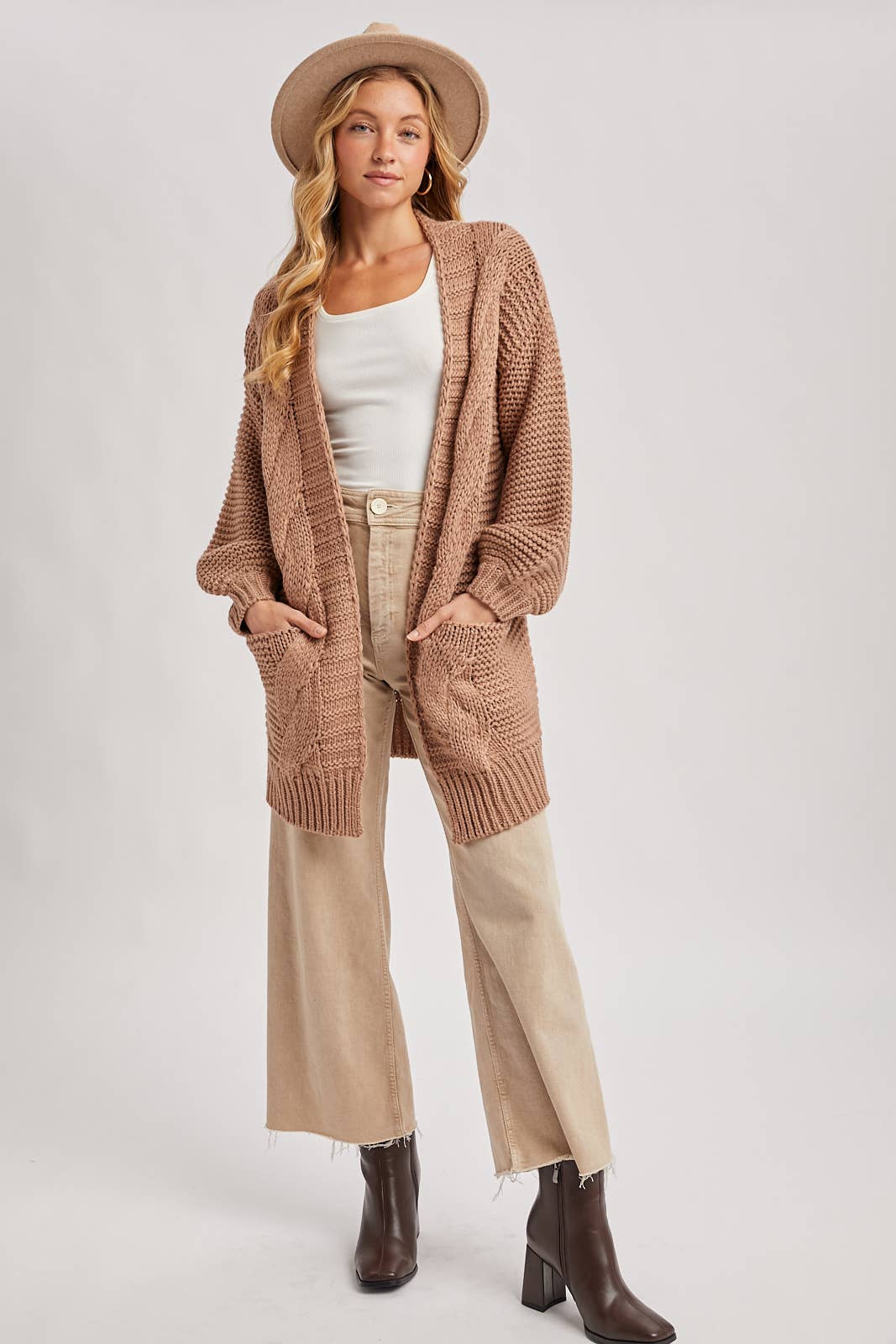 Chunky Cardigan Sweater