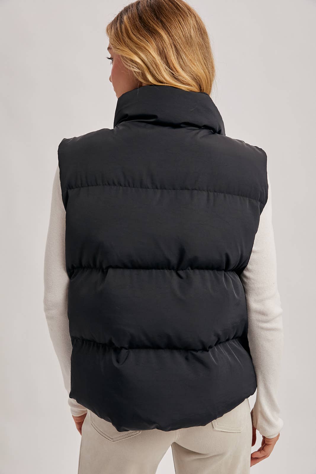 SALE | ZIPPER FRONT PUFFER VEST
