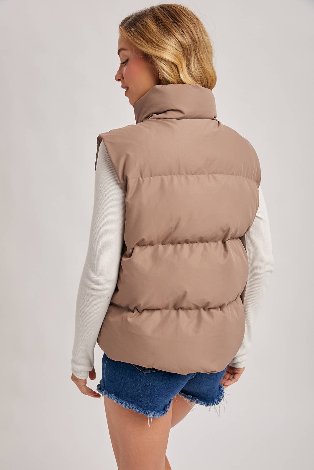 SALE | ZIPPER FRONT PUFFER VEST