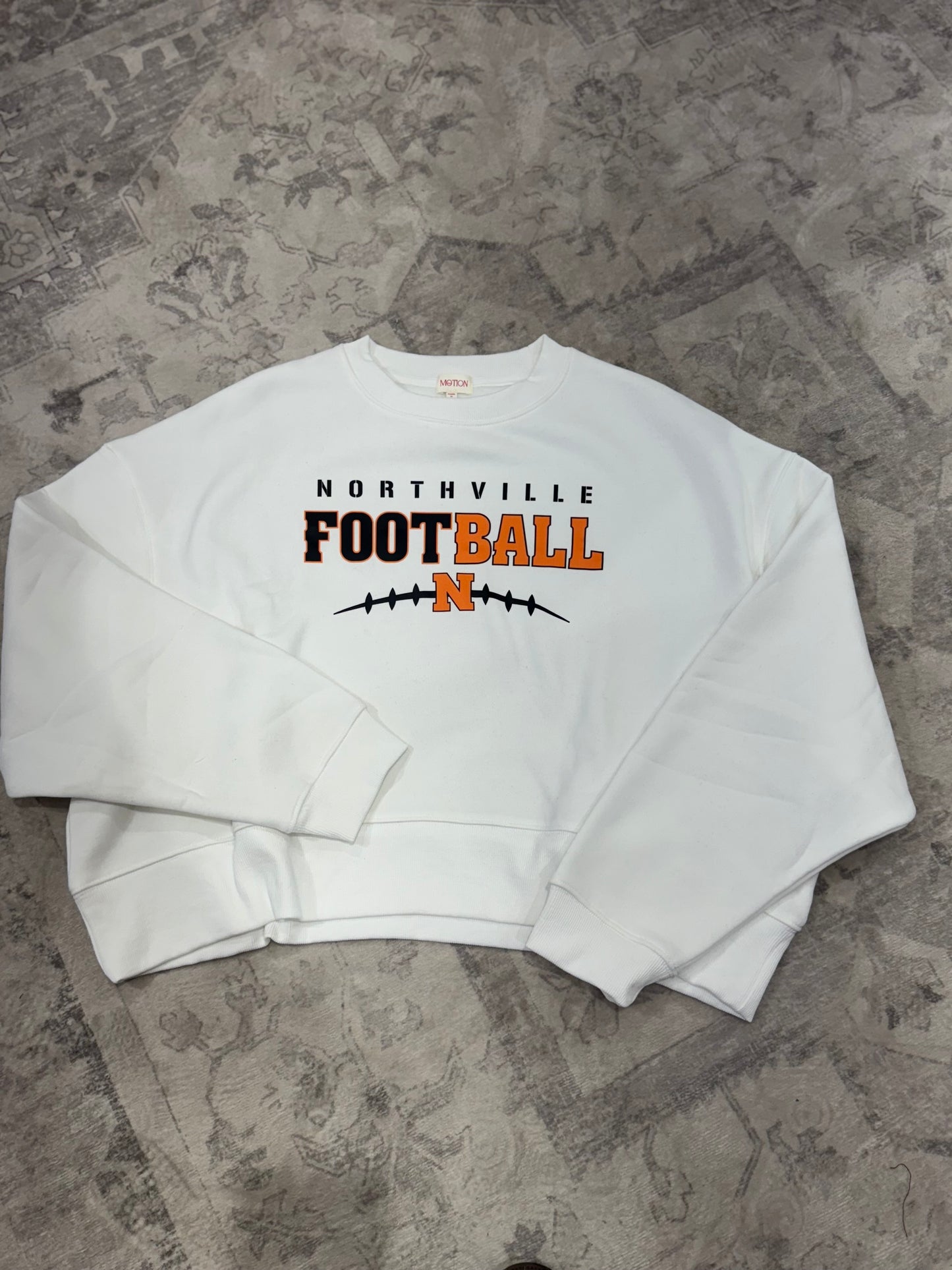Northville Crew Neck Cropped Sweatshirt
