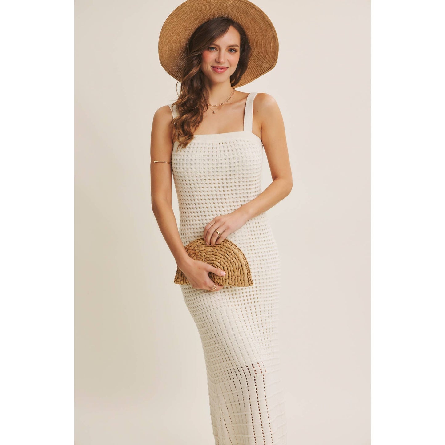 Crochet Midi Dress