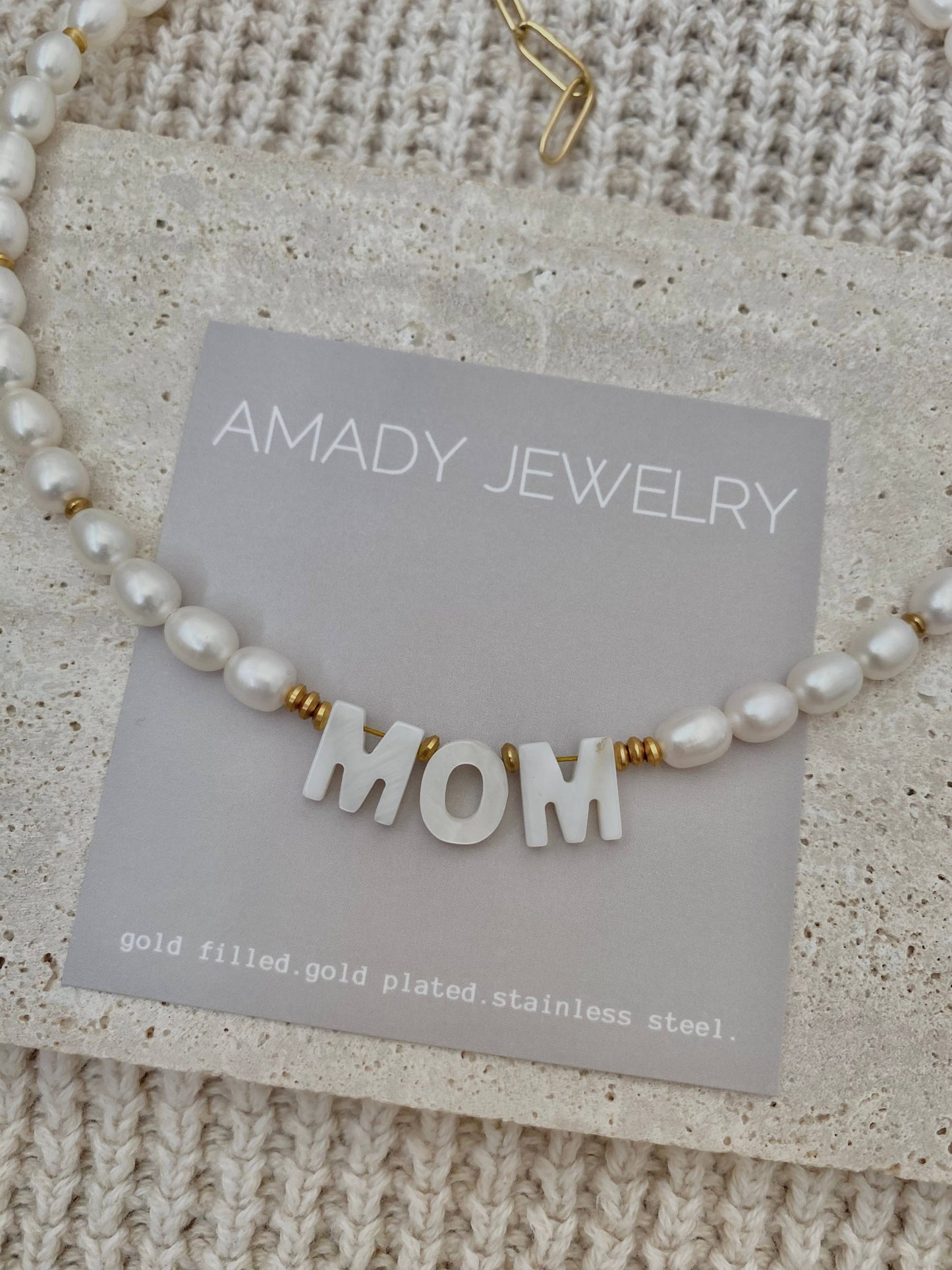 Mom Pearl Necklace