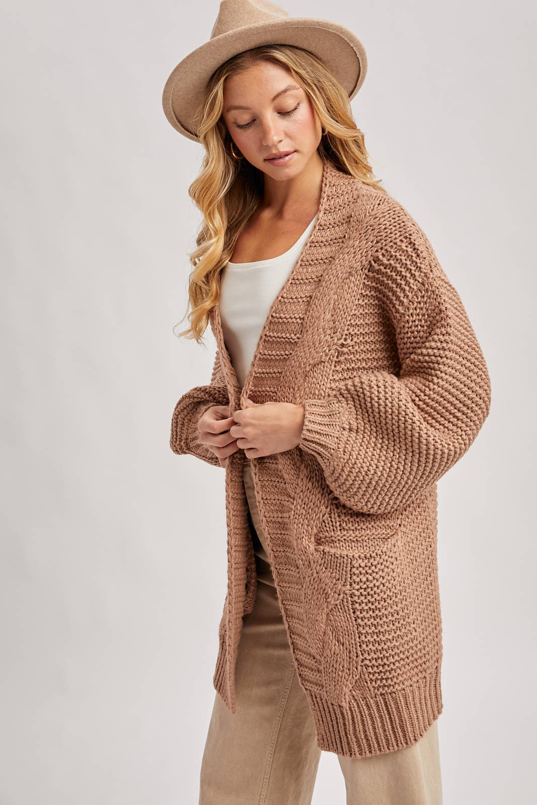 Chunky Cardigan Sweater