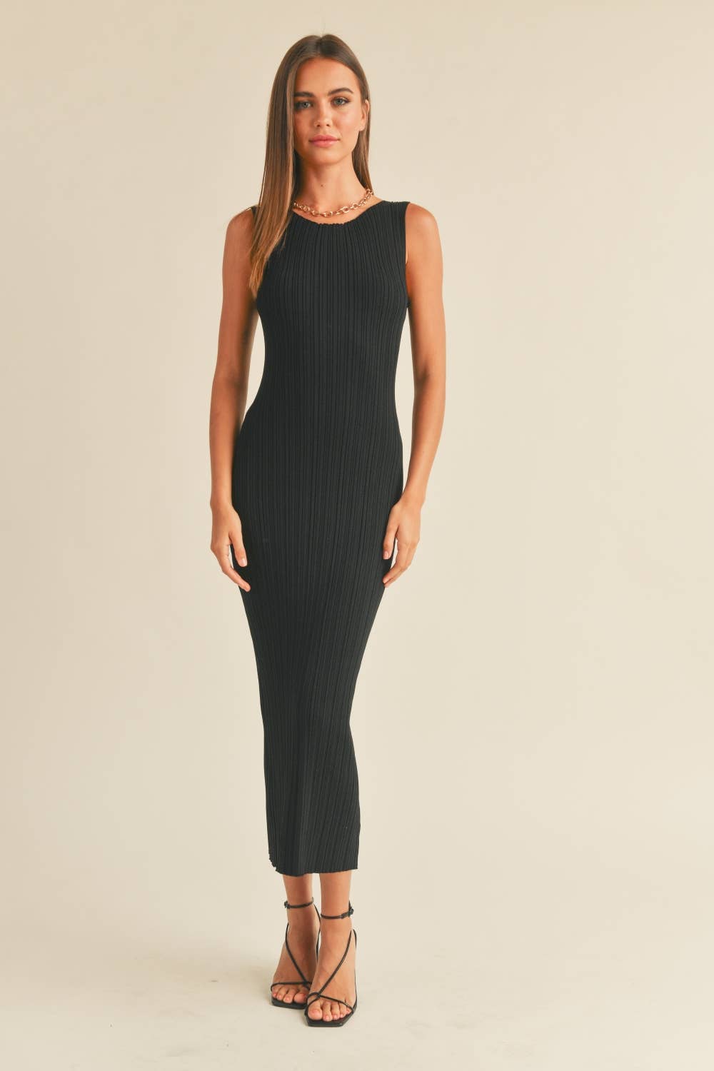 Jana Ribbed Knit Dress
