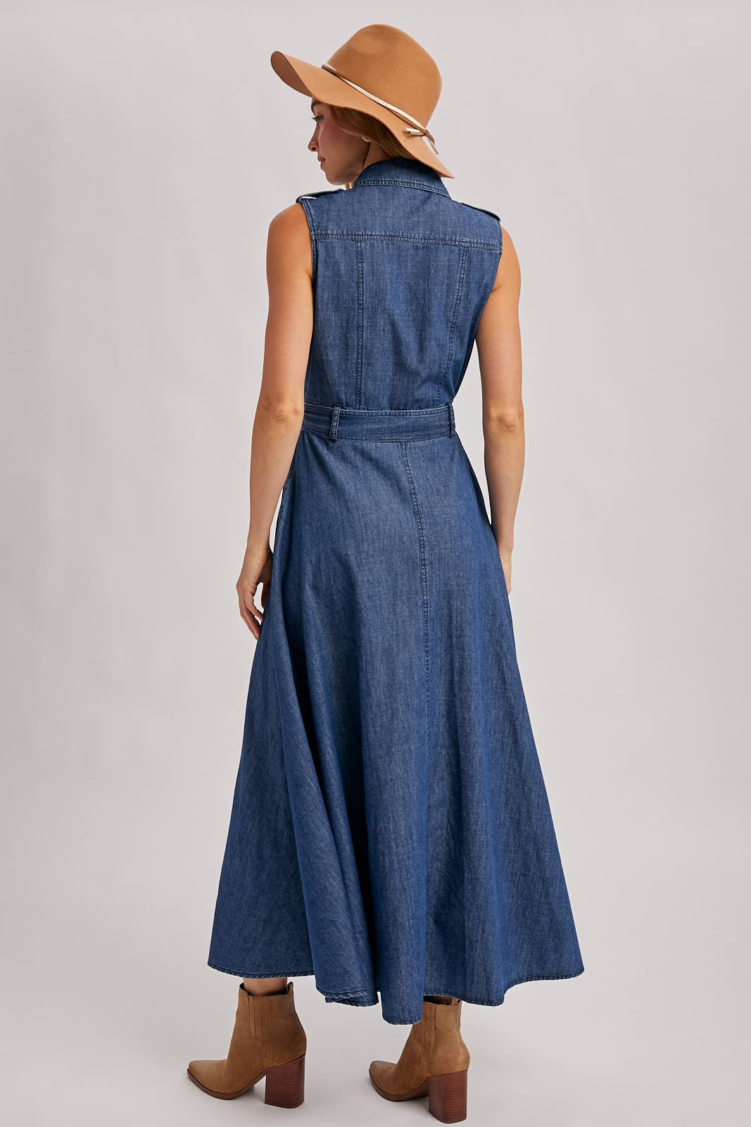 Denim Maxi Dress
