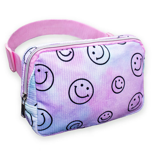 Kids Belt Bag Smiley Face Crossbody Fanny Pack