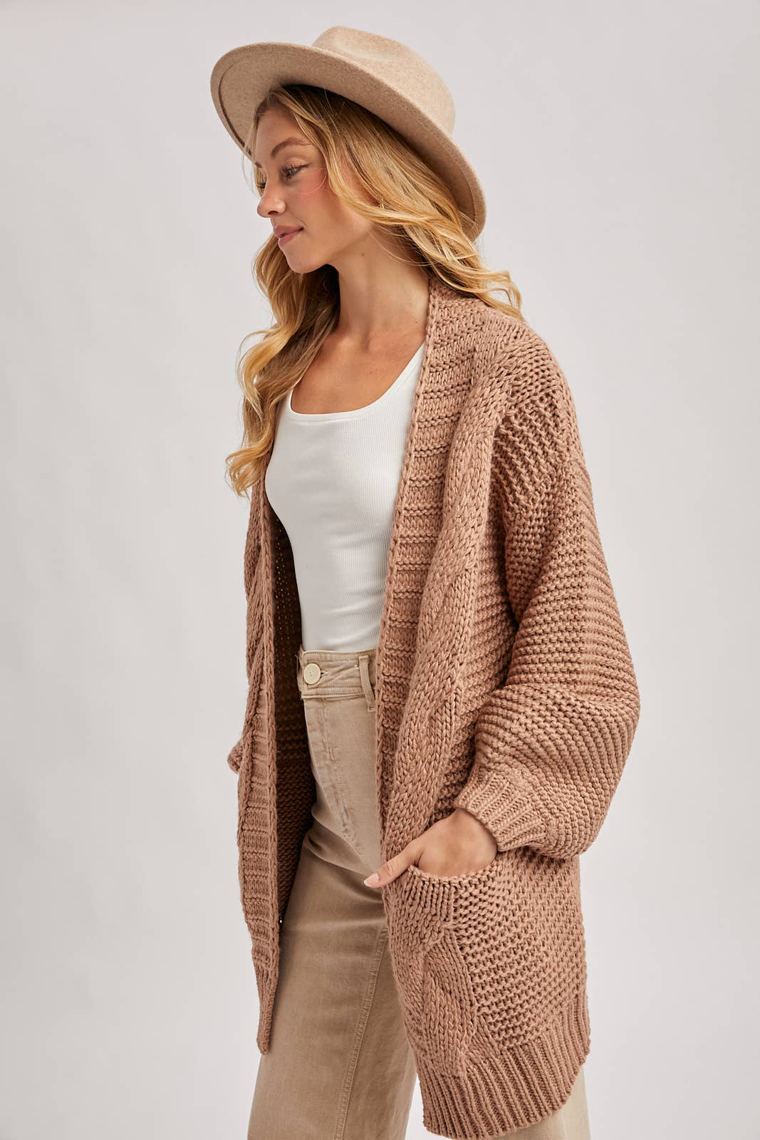Chunky Cardigan Sweater