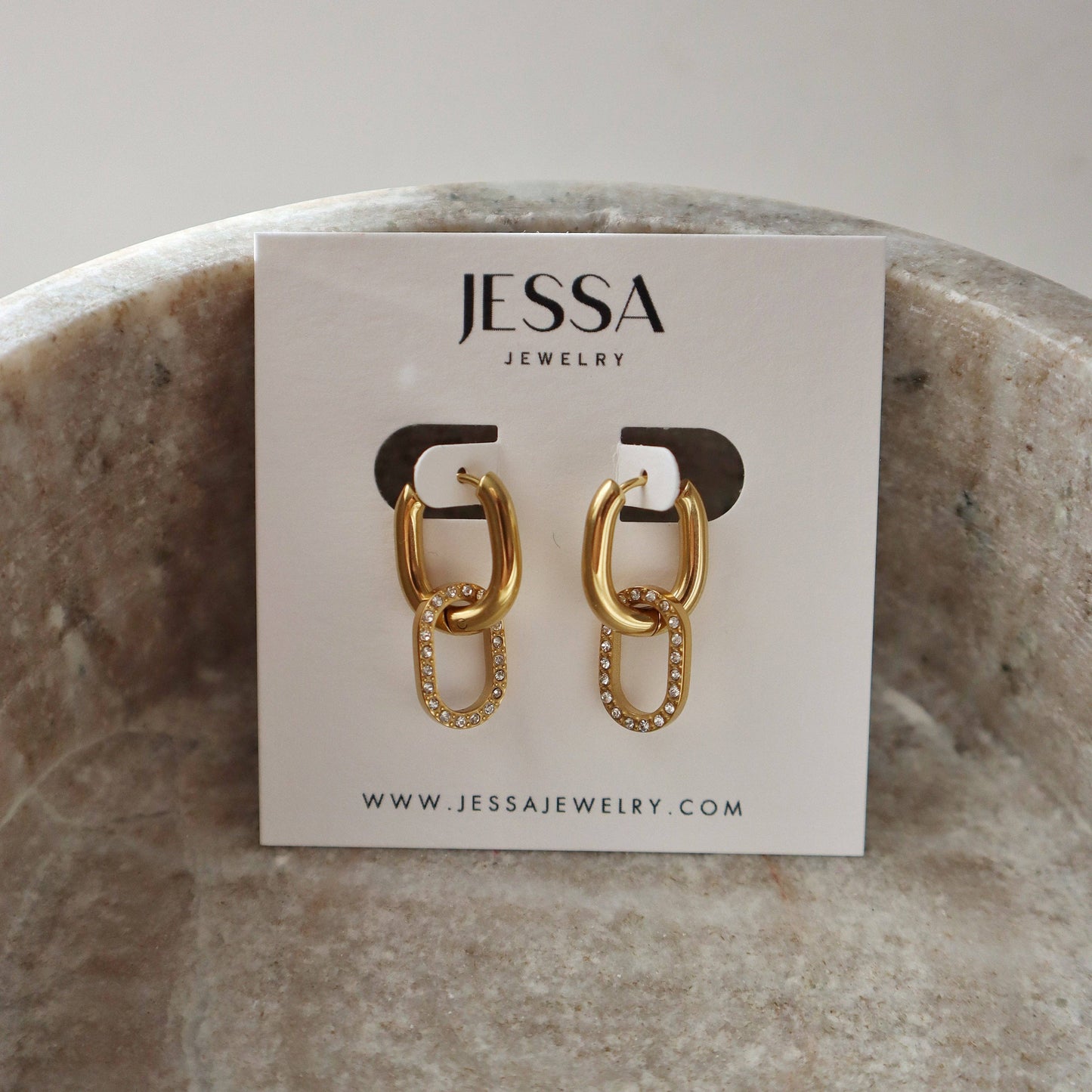 Arabella Double Hoop