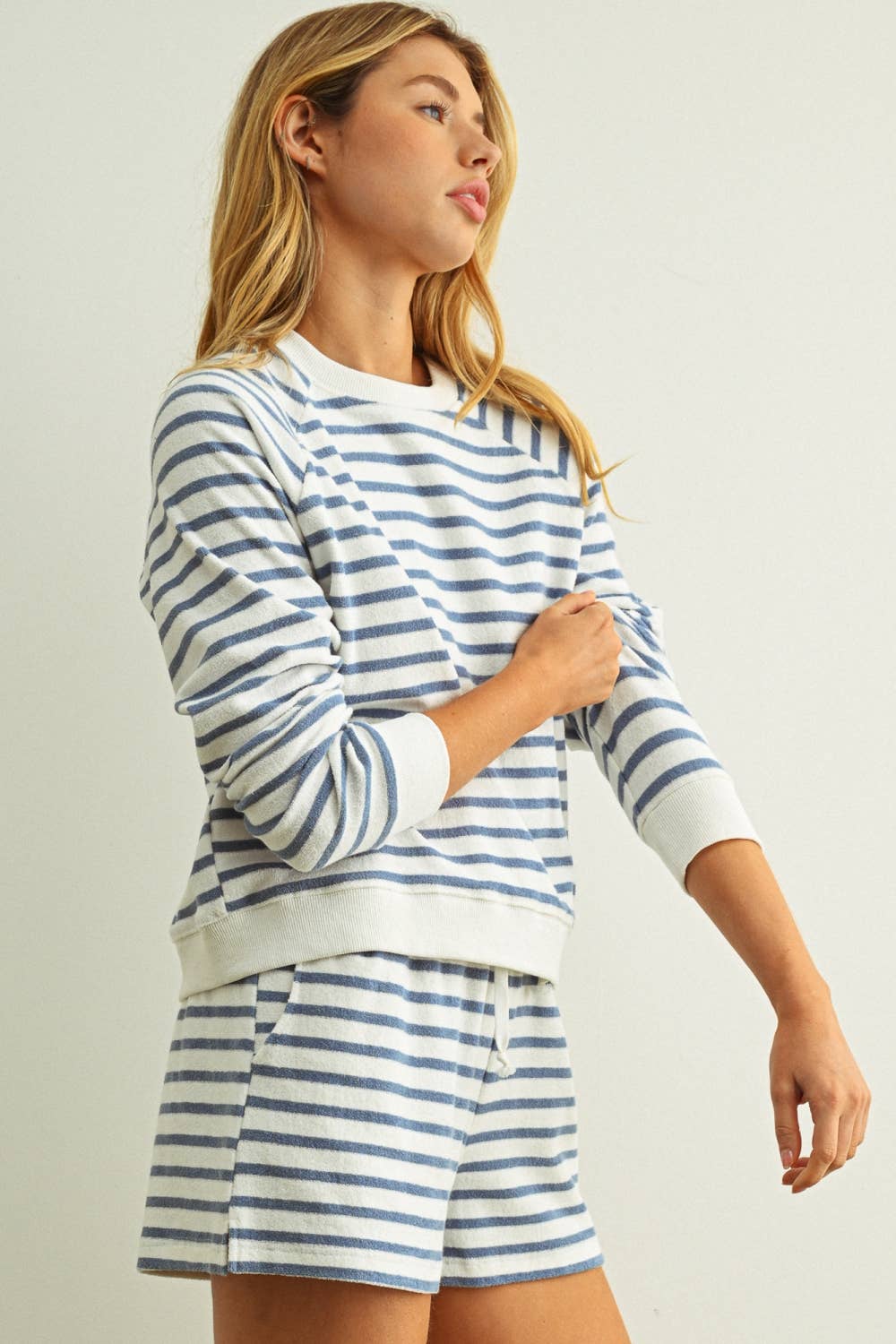 Striped Sweatshirt Pullover