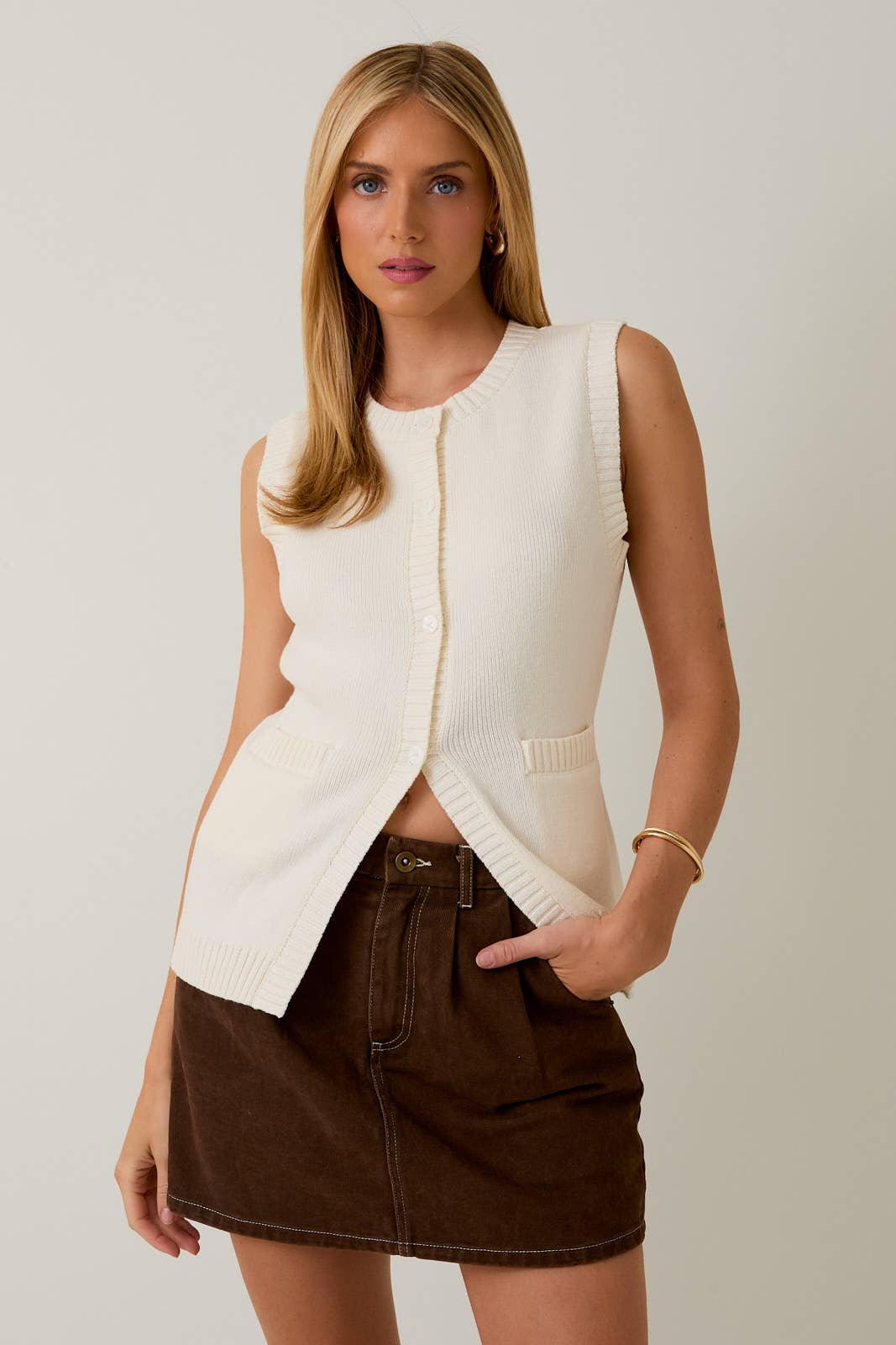 Jenna Knit Vest Top
