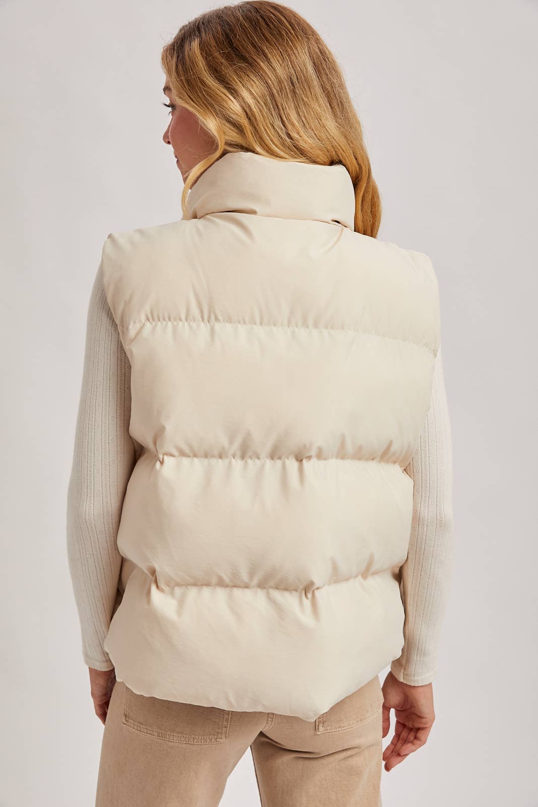 SALE | ZIPPER FRONT PUFFER VEST