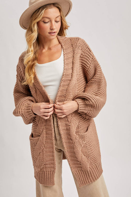 Chunky Cardigan Sweater