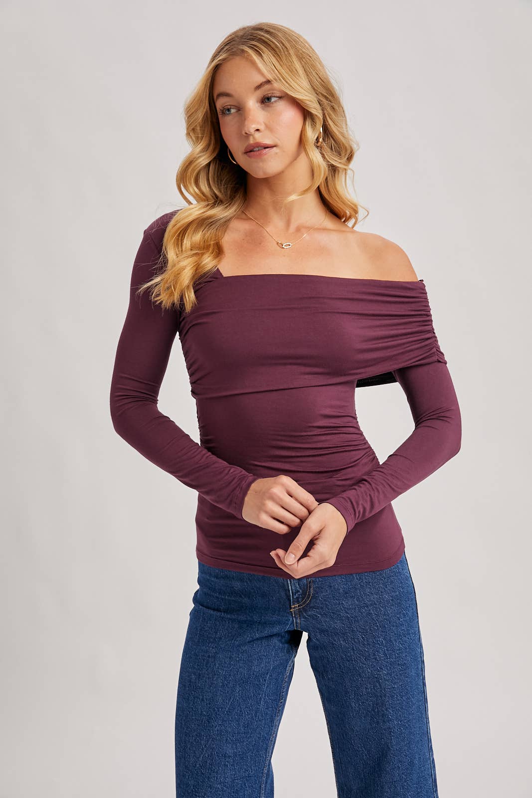 Asymmetric Knit Top