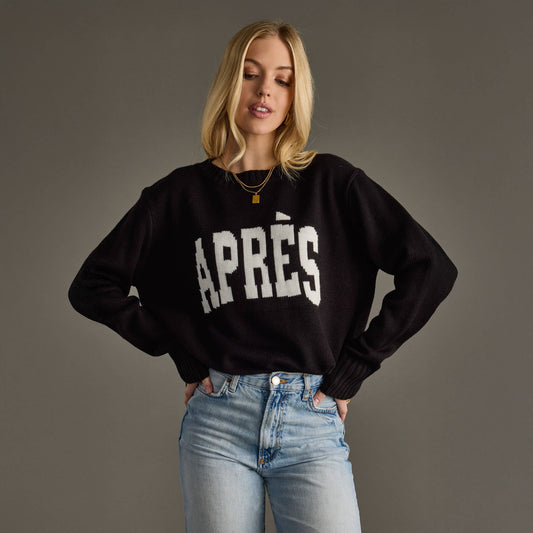 Black Apres Sweater Top