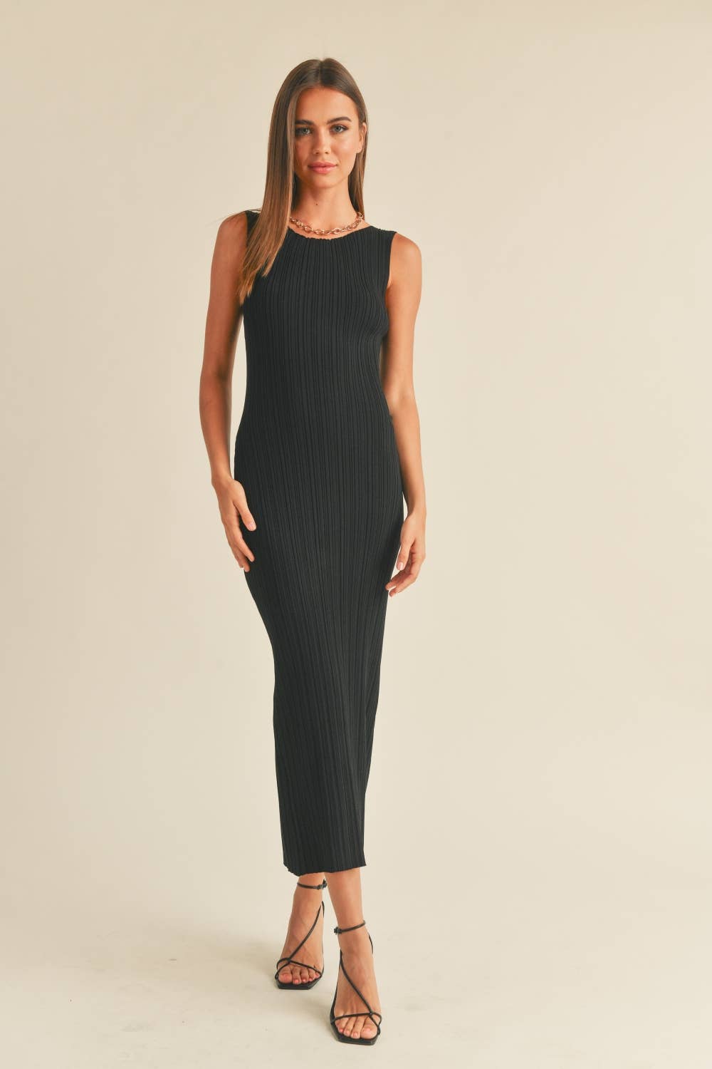 Jana Ribbed Knit Dress