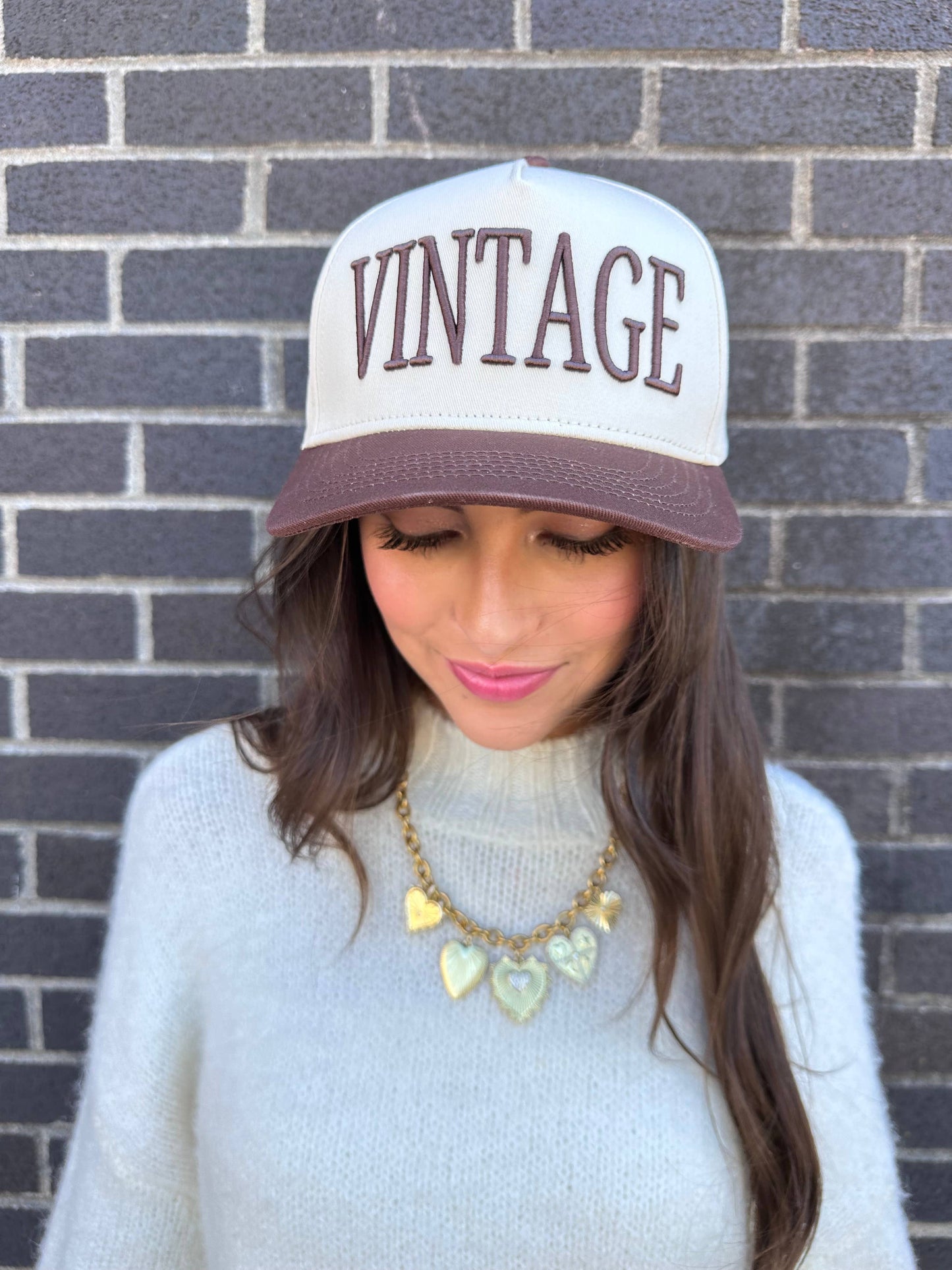 Vintage 3D Embroidered Hat