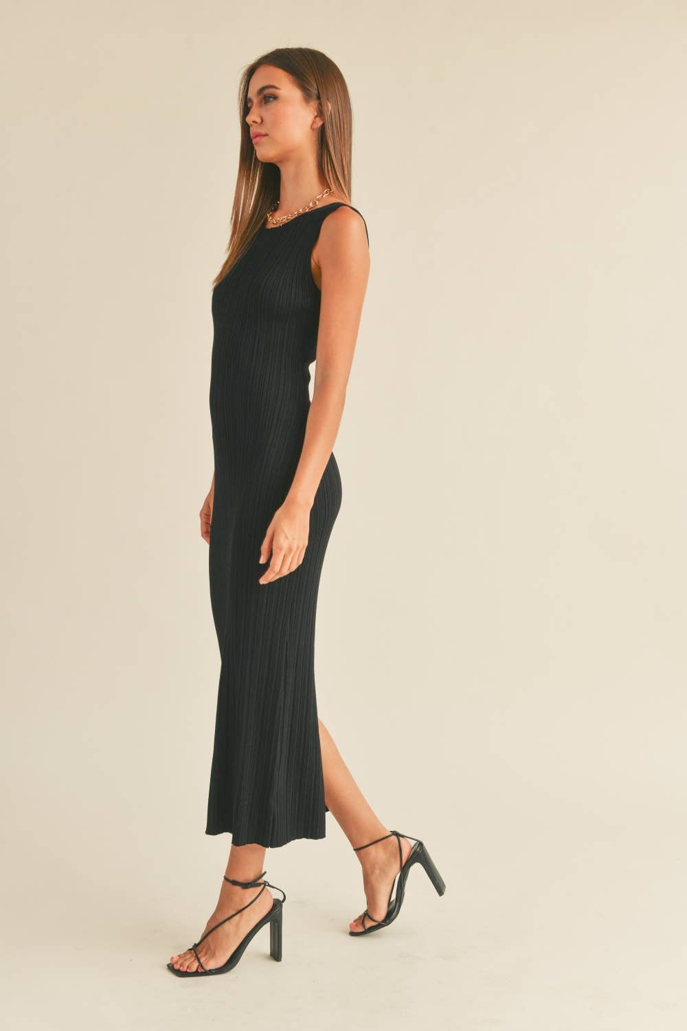 Jana Ribbed Knit Dress