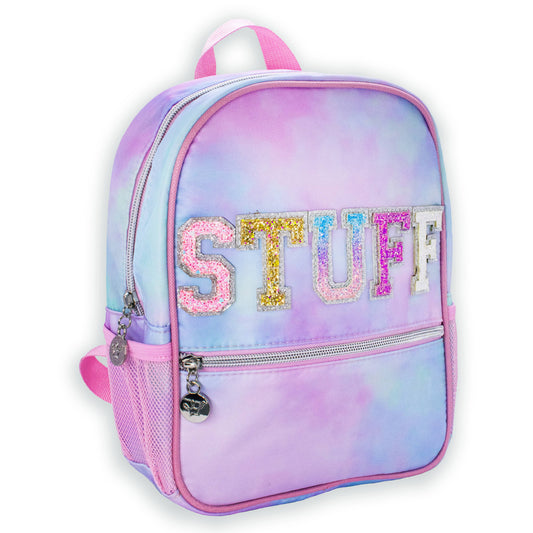 Mini Girls Backpack with Glitter Varsity Letters