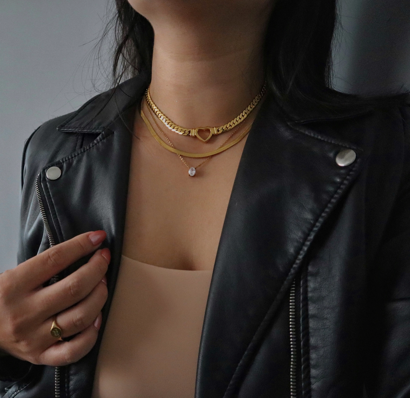 Heart Choker | Chunky Statement Necklace