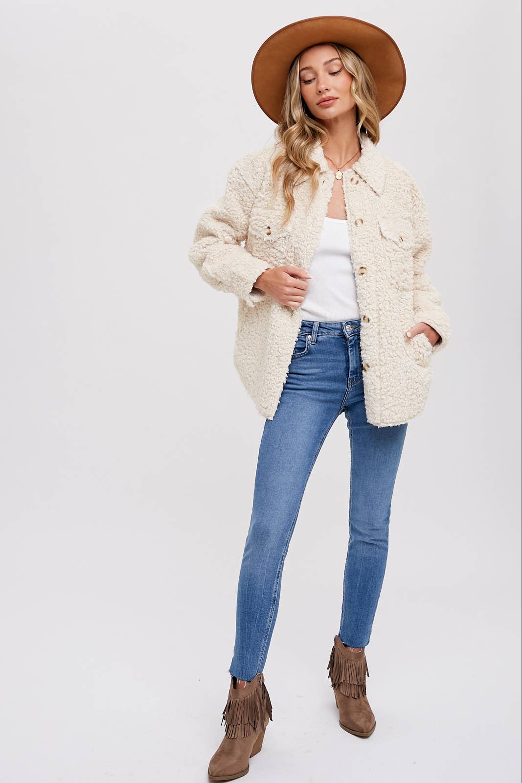 BOUCLE WOVEN JACKET