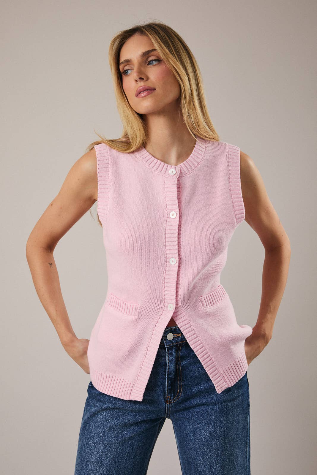 Jenna Knit Vest Top