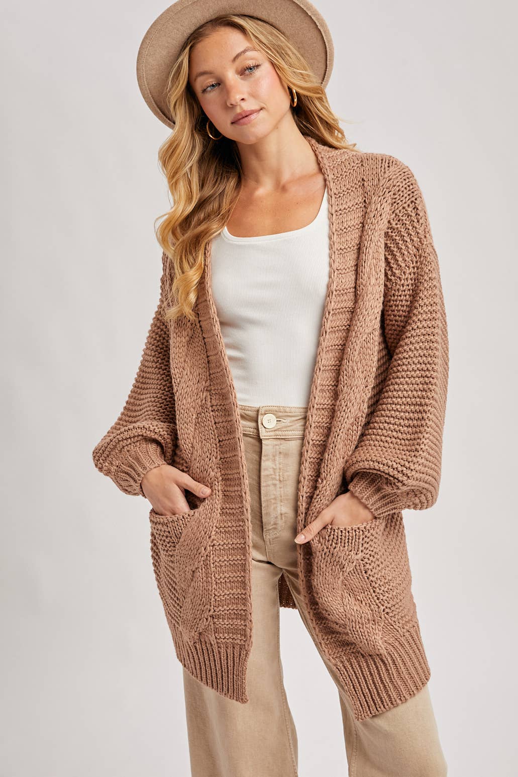 Chunky Cardigan Sweater
