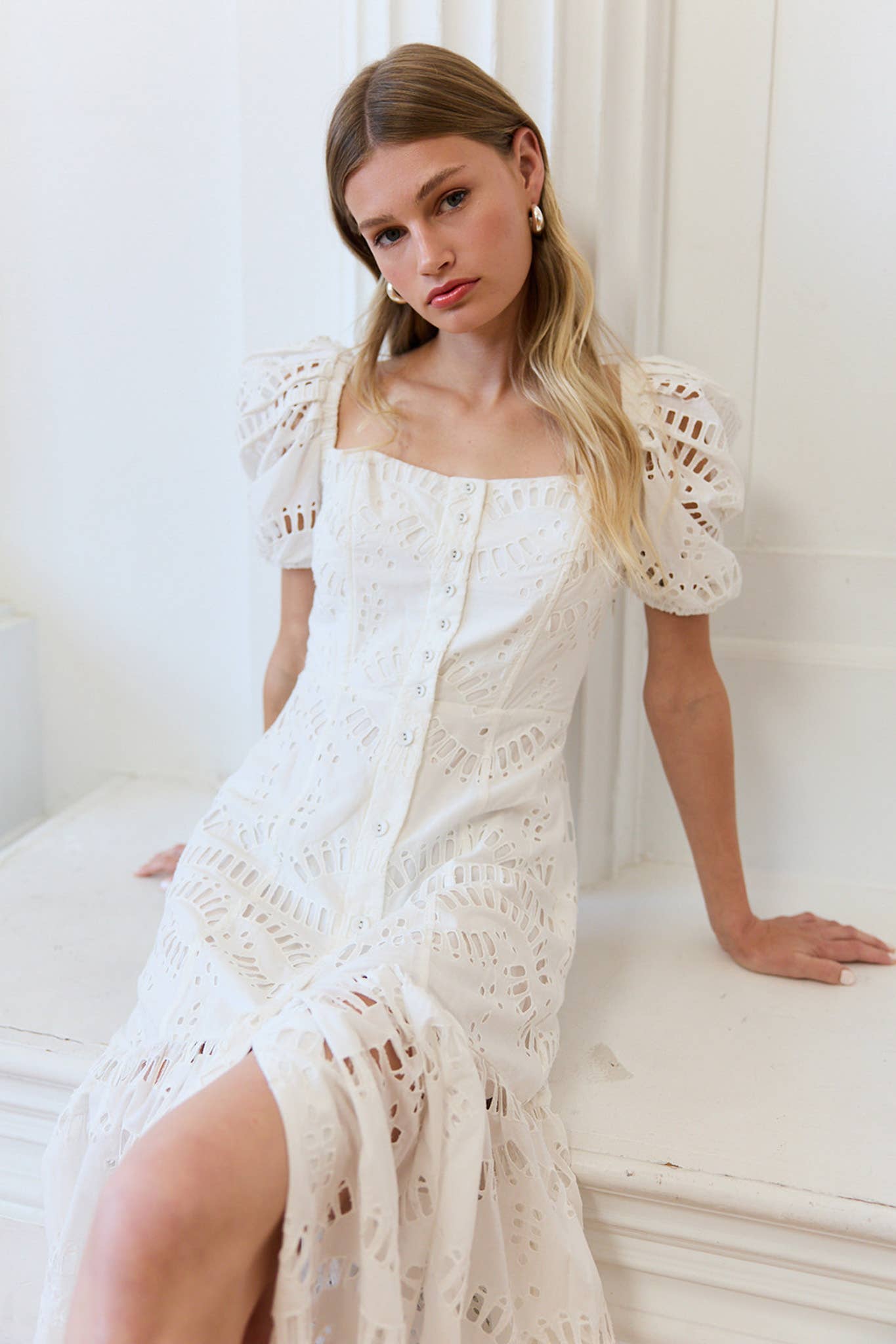 Eleanor Eyelet Dress