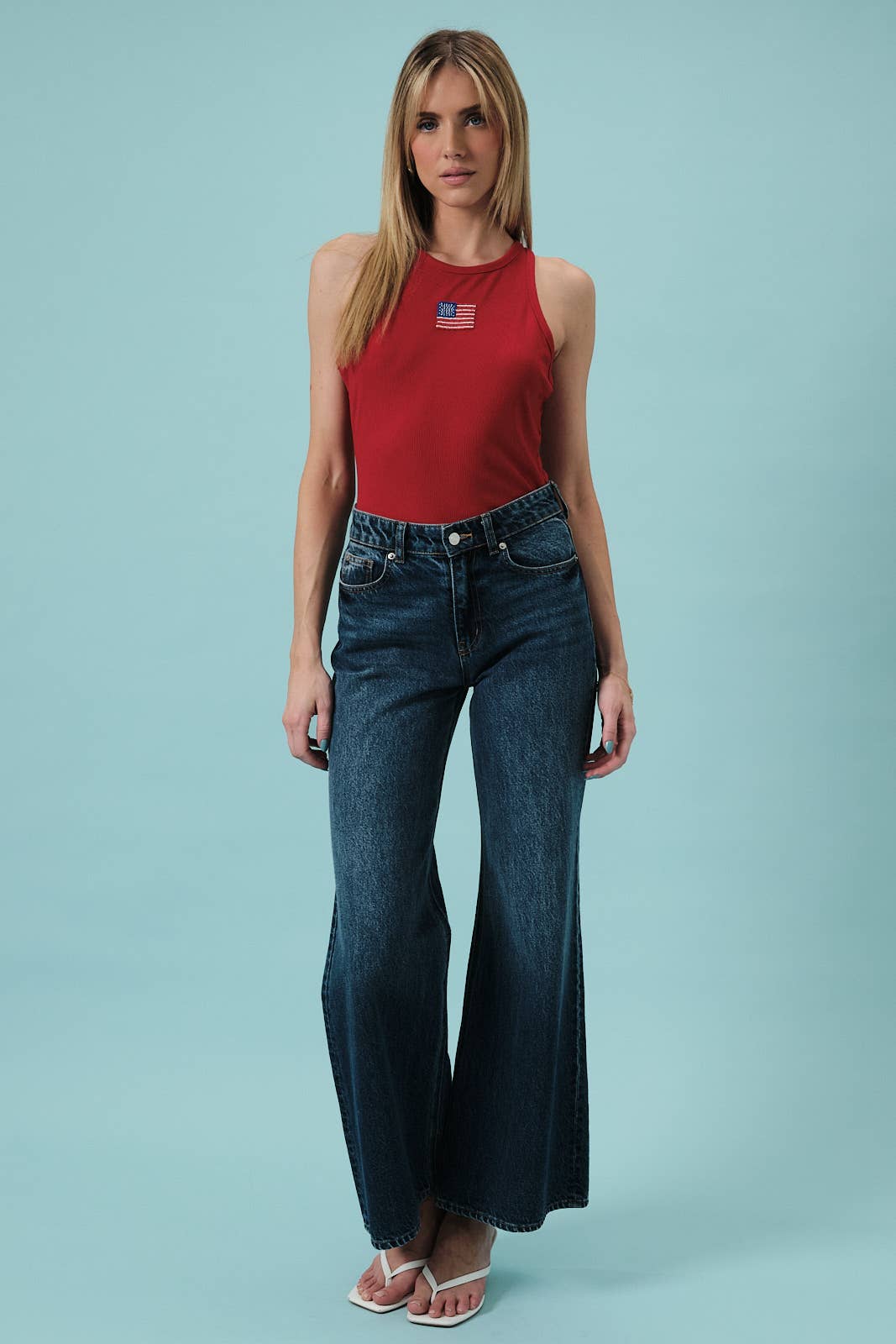 USA Ribbed Tank