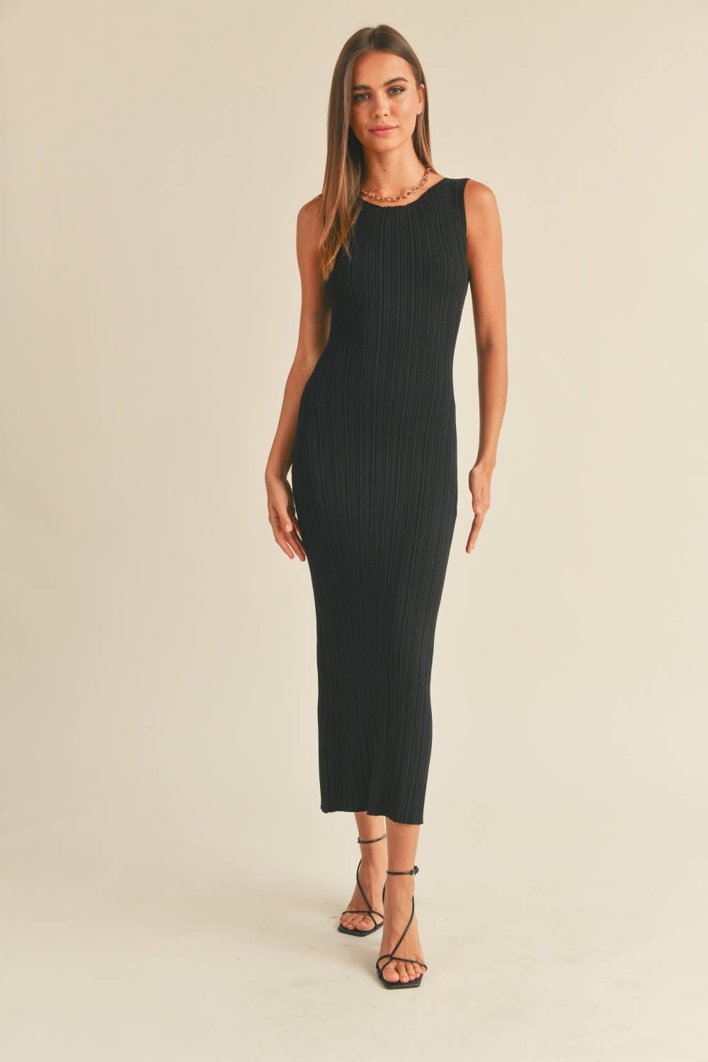 Jana Ribbed Knit Dress