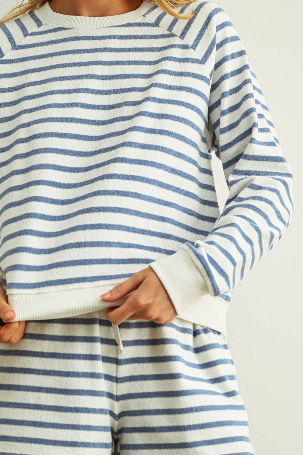 Striped Sweatshirt Pullover