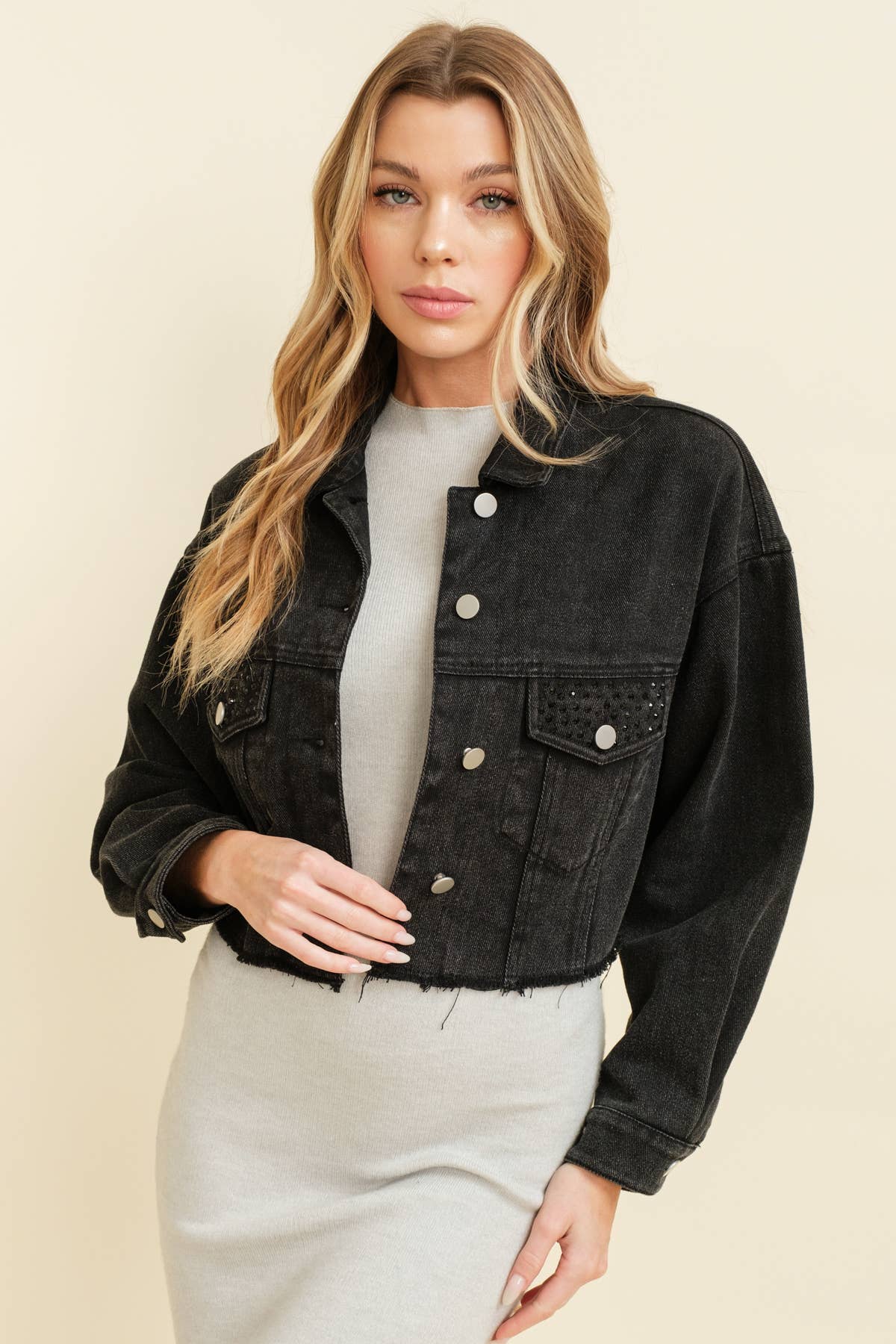 LONG SLEEVE DENIM JACKET